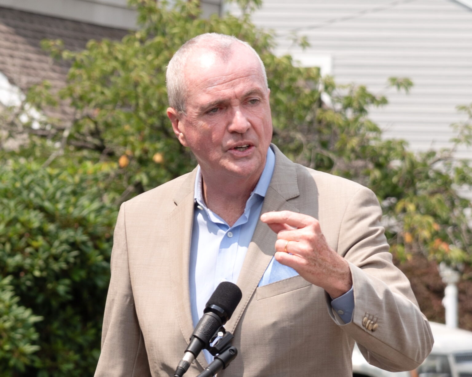 Governor Phil Murphy speaking